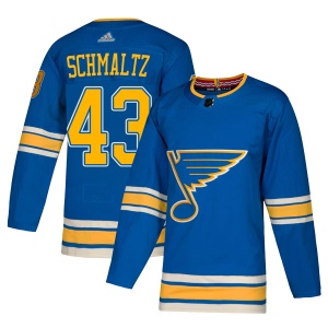 Men's Jordan Schmaltz St. Louis Blues Authentic Alternate Jersey - Blue