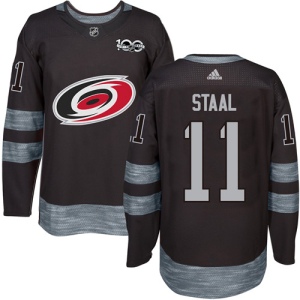 Men's Jordan Staal Carolina Hurricanes Authentic 1917-2017 100th Anniversary Jersey - Black