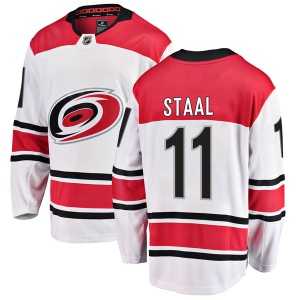 Men's Jordan Staal Carolina Hurricanes Breakaway Away Jersey - White