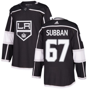 Men's Jordan Subban Los Angeles Kings Authentic Home Jersey - Black