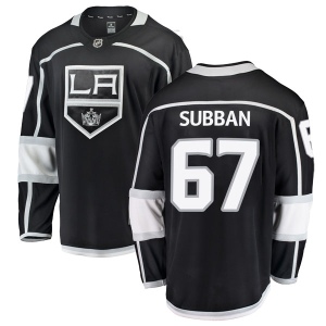 Men's Jordan Subban Los Angeles Kings Breakaway Home Jersey - Black