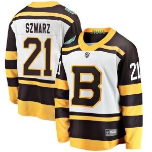 Men's Jordan Szwarz Boston Bruins 2019 Winter Classic Breakaway Jersey - White