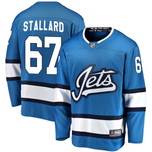 Men's Jordy Stallard Winnipeg Jets Breakaway Alternate Jersey - Blue