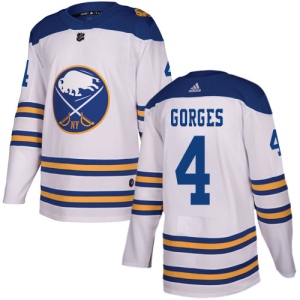 Men's Josh Gorges Buffalo Sabres Authentic 2018 Winter Classic Jersey - White