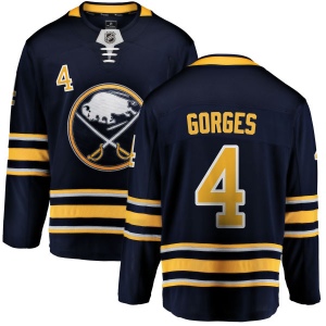 Men's Josh Gorges Buffalo Sabres Home Breakaway Jersey - Blue