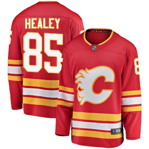 Men's Josh Healey Calgary Flames Breakaway Alternate Jersey - Red