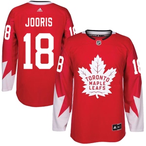 Men's Josh Jooris Toronto Maple Leafs Authentic Alternate Jersey - Red