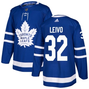 Men's Josh Leivo Toronto Maple Leafs Authentic Jersey - Blue