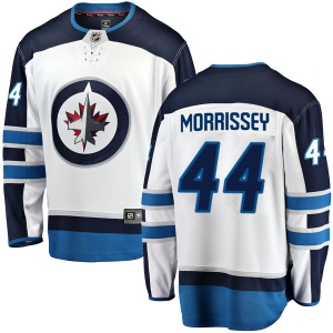 Men's Josh Morrissey Winnipeg Jets Breakaway Away Jersey - White