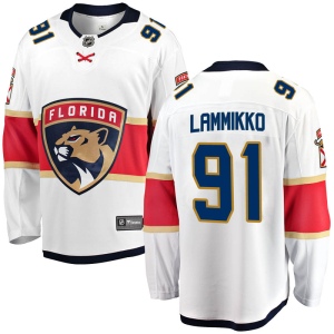 Men's Juho Lammikko Florida Panthers Breakaway Away Jersey - White