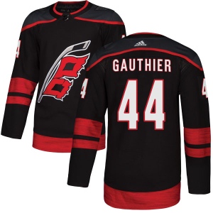 Men's Julien Gauthier Carolina Hurricanes Authentic Alternate Jersey - Black