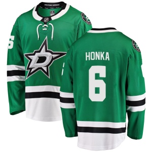 Men's Julius Honka Dallas Stars Breakaway Home Jersey - Green