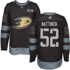 Men's Julius Nattinen Anaheim Ducks Authentic 1917-2017 100th Anniversary Jersey - Black