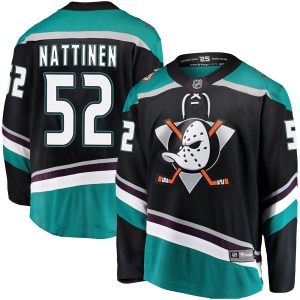 Men's Julius Nattinen Anaheim Ducks Breakaway Alternate Jersey - Black