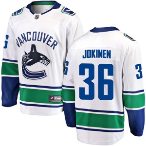 Men's Jussi Jokinen Vancouver Canucks Breakaway Away Jersey - White