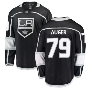 Men's Justin Auger Los Angeles Kings Breakaway Home Jersey - Black