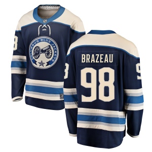 Men's Justin Brazeau Columbus Blue Jackets Breakaway Alternate Jersey - Blue