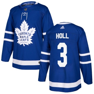 Men's Justin Holl Toronto Maple Leafs Authentic Home Jersey - Blue