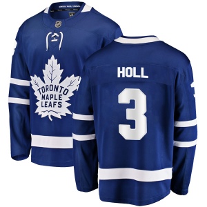 Men's Justin Holl Toronto Maple Leafs Breakaway Home Jersey - Blue