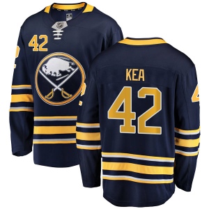 Men's Justin Kea Buffalo Sabres Breakaway Home Jersey - Navy Blue