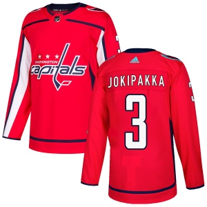 Men's Jyrki Jokipakka Washington Capitals Authentic Home Jersey - Red