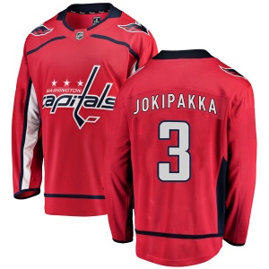 Men's Jyrki Jokipakka Washington Capitals Breakaway Home Jersey - Red