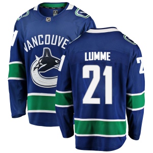 Men's Jyrki Lumme Vancouver Canucks Breakaway Home Jersey - Blue