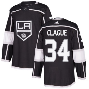 Men's Kale Clague Los Angeles Kings Authentic Home Jersey - Black