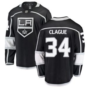 Men's Kale Clague Los Angeles Kings Breakaway Home Jersey - Black