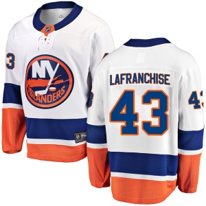 Men's Kane Lafranchise New York Islanders Breakaway Away Jersey - White