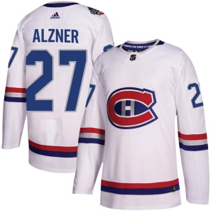 Men's Karl Alzner Montreal Canadiens Authentic 2017 100 Classic Jersey - White