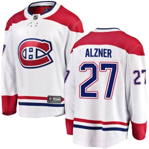 Men's Karl Alzner Montreal Canadiens Breakaway Away Jersey - White