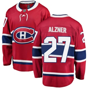 Men's Karl Alzner Montreal Canadiens Breakaway Home Jersey - Red