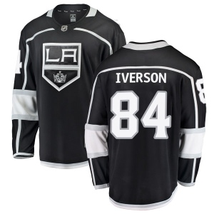 Men's Keegan Iverson Los Angeles Kings Breakaway Home Jersey - Black