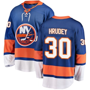 Men's Kelly Hrudey New York Islanders Breakaway Home Jersey - Blue