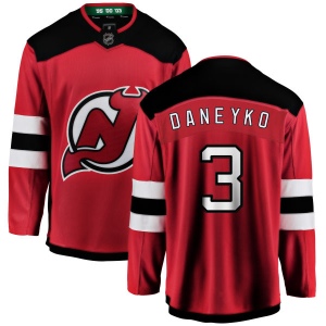 Men's Ken Daneyko New Jersey Devils Home Breakaway Jersey - Red