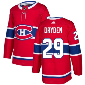 Men's Ken Dryden Montreal Canadiens Authentic Jersey - Red