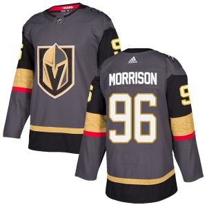 Men's Kenney Morrison Vegas Golden Knights Authentic Gray Home Jersey - Gold