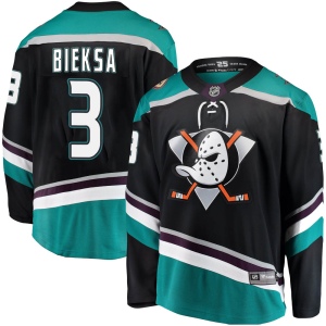 Men's Kevin Bieksa Anaheim Ducks Breakaway Alternate Jersey - Black