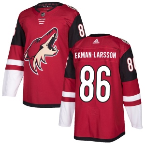 Men's Kevin Ekman-Larsson Arizona Coyotes Authentic Maroon Home Jersey