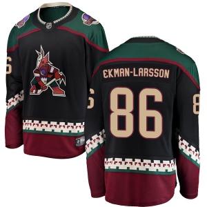 Men's Kevin Ekman-Larsson Arizona Coyotes Breakaway Alternate Jersey - Black