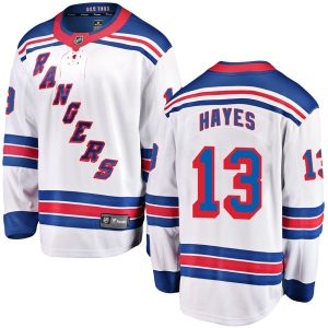 Men's Kevin Hayes New York Rangers Breakaway Away Jersey - White