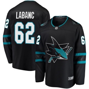 Men's Kevin Labanc San Jose Sharks Breakaway Alternate Jersey - Black