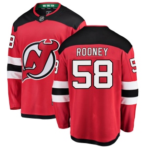 Men's Kevin Rooney New Jersey Devils Breakaway Home Jersey - Red