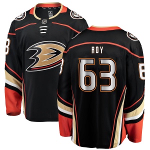 Men's Kevin Roy Anaheim Ducks Authentic Home Jersey - Black