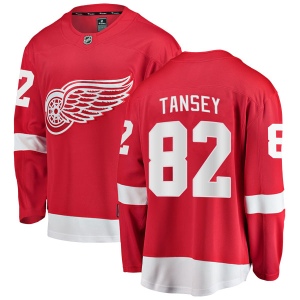 Men's Kevin Tansey Detroit Red Wings Breakaway Home Jersey - Red