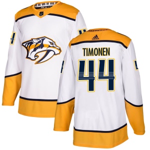 Men's Kimmo Timonen Nashville Predators Authentic Away Jersey - White