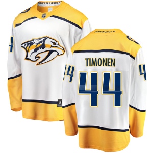 Men's Kimmo Timonen Nashville Predators Breakaway Away Jersey - White