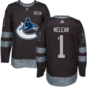 Men's Kirk Mclean Vancouver Canucks Authentic 1917-2017 100th Anniversary Jersey - Black