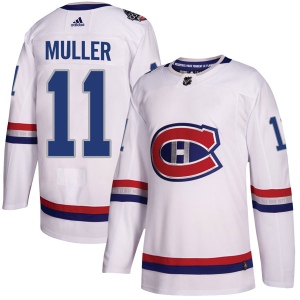 Men's Kirk Muller Montreal Canadiens Authentic 2017 100 Classic Jersey - White